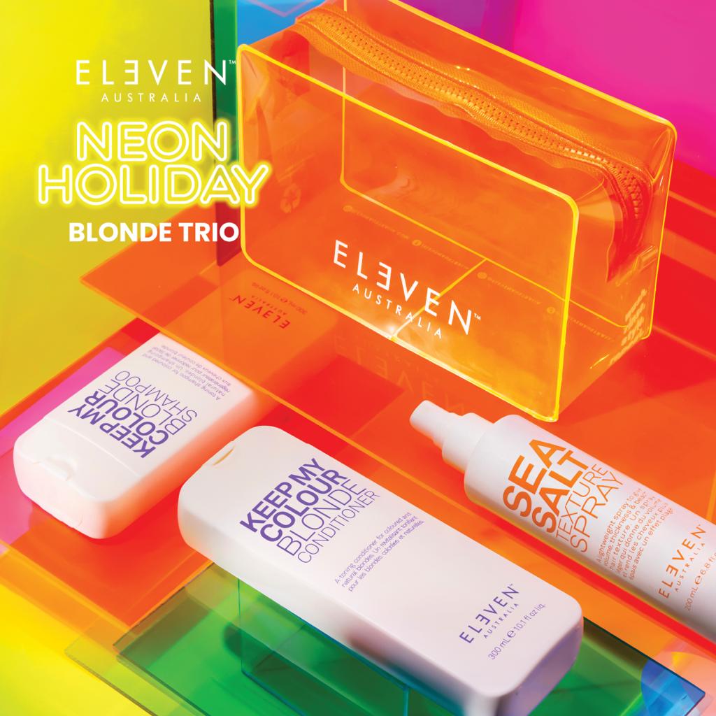 BLONDE TRIO NEON HOLIDAY 2023